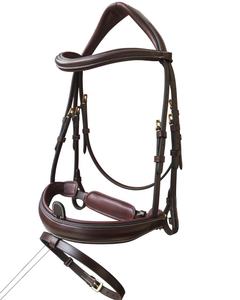 2025 nouveauté personnalisation courbe sourcil bande Flash soulèvement rembourré muserolle bride de haute qualité disponible toutes les couleurs pour cheval - Product Image 4