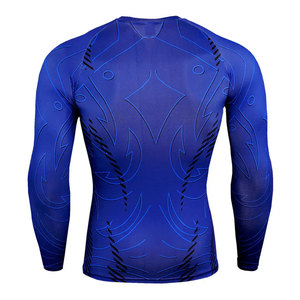 Short Sleeve <b>Compression</b> Wear Ideal For Sports Rash guard Quick Dry Performance Gear For Surfing Rash guard - Product Image 2