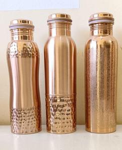 Satin Finish <b>Copper</b> Water <b>Bottle</b> Minimalist Reusable <b>Drinking</b> <b>Bottle</b> Leakproof Everyday Hydration Flask OEM ODM Factory - Product Image 6