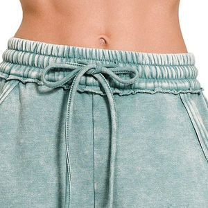 Shorts Casuales para Mujer al por Mayor, Personalizados, Lavados con Ácido, Transpirables, para Entrenamiento, Fitness, Running y Deportes - Product Image 2