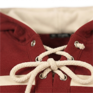 Sweat-shirt unisexe en molleton de coton premium, personnalisé, couleur bordeaux, avec logo brodé de lettres grecques, pour sororité de hockey - Product Image 3