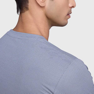 Camiseta Deportiva para Hombre, Material Elástico en 4 Direcciones, Diseño Personalizado, Cuello Redondo, Ropa para Correr, Material Ligero - Product Image 6