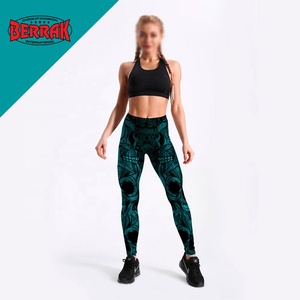 Mallas de Fitness para mujer, Leggings elásticos con estampado Digital, pantalones bombachos para mujer - Product Image 4