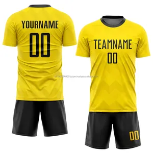 Sublimación de tinte, impresión personalizada, uniformes de fútbol, conjunto de ropa deportiva, entrenamiento de equipo, ropa de fútbol, camiseta de fútbol (verificada por PayPal)