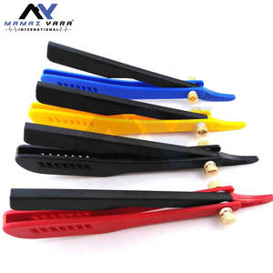 Navaja de afeitar recta para barbería, plegable, con logotipo personalizado, para peluquería, con deslizador - Product Image 4