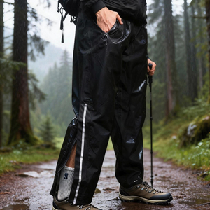 Pantalones de Lluvia para Motociclismo PREDATEX INDUSTRIES para Hombre, Reflectantes, Impermeables, Resistentes al Viento, Ligeros, 100% Algodón, Ecológicos - Product Image 3