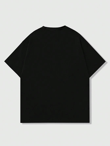 T-shirt pour homme coupe classique 100 % coton, logo frontal, manches classiques, col rond, décontracté, jersey uni, sérigraphié, respirant - Product Image 2