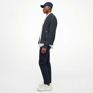 Chaqueta Bomber para Hombre, Ligera, Casual, Estilo Urbano, Corte Ajustado, Chaqueta de Piloto, Prenda Exterior Moderna - Product Image 3