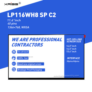 จอ LCD แล็ปท็อปแท้ ขนาด 11.6 นิ้ว รุ่นบาง 40 พิน TFT LP116WH8-SPC2/SPC1 NV116WHM-N42 พร้อมระบบสัมผัส มาตรฐาน CE HORS สำหรับเปลี่ยน - Product Image 2