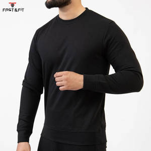 Sudadera de cuello redondo de algodón 100% tejida, lavada a la piedra, para invierno, con estampado por transferencia térmica, para hombre. - Product Image 1