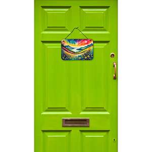 Hypericum St. John's Wort Wall Decor New Multicolor 8HX12W Aluminum <b>Metal</b> <b>Sign</b> Door Hanging Prints for Kitchen Bar Home Decor - Product Image 2