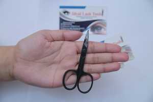 กรรไกรตัดเล็บสแตนเลสคุณภาพ A+ สีดำ ใบมีดโค้งคมกริบ อุปกรณ์เสริมความงาม สำหรับขายส่ง - Product Image 3