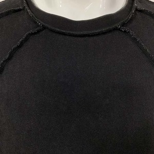 Camiseta Casual de Manga Corta para Hombre, Cuello Redondo, Tejido de Punto, Color Negro, Corte Regular, Diseño Liso - Product Image 6