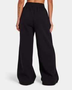 Pantalon de jogging élégant pour femme en coton personnalisé, coupe oversize streetwear ample, uni - Product Image 2