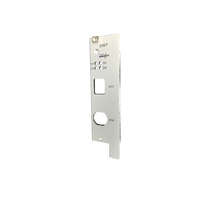 RDEKONO Kotak Kontrol Aluminium Kustom dengan Engsel, Panel Rak Kosong untuk Instrumen Elektronik 19-Inci 1U