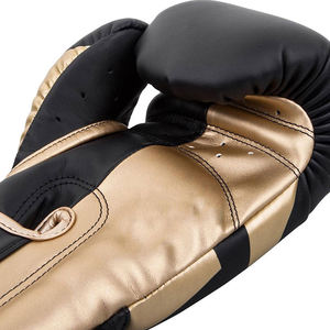 Guantes de Boxeo Profesionales de 14 oz, Antideslizantes, de Cuero Genuino, con Cordones, para Entrenamiento, con Impresión de Logotipo Personalizado para Adultos - Product Image 3