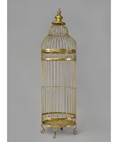 Offre Spéciale : Cage à Oiseaux Métallique Moderne Style Pop Art – Ornement Décoratif pour Anniversaire, Centre de Table de Mariage et Composition Florale