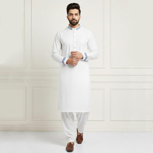 Shalwar Kameez pour hommes en coton et polyester, vêtements ethniques formels pour l'Inde et le Pakistan - Product Image 1