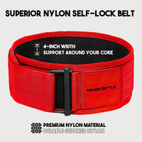 Ceinture de musculation professionnelle en cuir Cordura de 13 mm d'épaisseur, unisexe, avec boucle à levier, respirante, sangle réglable