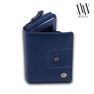 WRIZA Lavender Genuine Leather <b>RFID</b> <b>Wallet</b> for Women | Compact Purse with 9 Card Slots & Secure Closure - Product Image 4