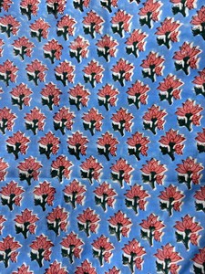 Boho Quilted Cosmetic Organizer | Large Vintage Wash Bags | Block Printed Make up Bag |Gift For Teengirl |Fabric Zipper Pouch - Product Image 6