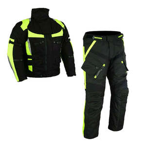 Traje de Motociclismo Textil Cordura, Resistente al Viento, Talla Grande, Transpirable, Protector, Impermeable, Anti-UV, Ignífugo, de Fábrica - Product Image 1
