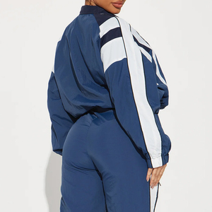 Tracksuit Set Fashion <b>Workout</b> Sweat Suit Long Sleeve Windbreaker <b>Jackets</b> and Pants 2 Piece Waterproof Outfit Cheap Price - Product Image 3