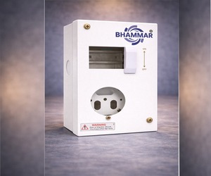 1 <b>Socket</b> + 1 DP MCB 20/2 Amp Industrial Distribution Box Metal Enclosure KK43 Model Indoor/Outdoor Use Bulk Supplier From India - Product Image 1