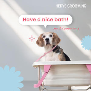 HEDYS GROOMING Home Pet <b>Bath</b> Tub for <b>Dogs</b>-Premium Durable PP Material Easy-Clean Multi-Use Pet Basin Grooming Relaxation - Product Image 4