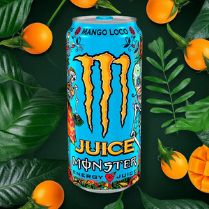 Boisson énergisante Monster Energy Juice Mango Loco 500ml saveur mangue tropicale, très tendance et très vendue - Product Image 6