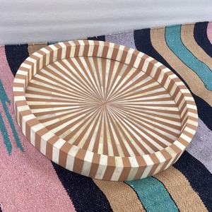 ถาดไม้ฝังกระดูกทำมือสุดหรู ถาดเสิร์ฟตกแต่งสำหรับบ้านและโรงแรม - Product Image 3