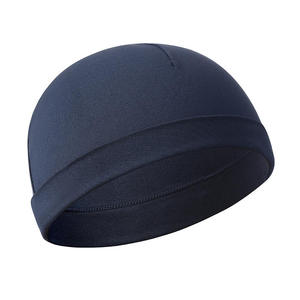 Gorro Unisex de Color Sólido, Gorro de Invierno Tejido, Estilo Casual, Azul Marino, Talla Adulto - Product Image 1