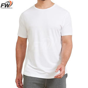 T-shirts pour hommes en coton 100% de haute qualité OEM, surdimensionnés, vente en gros, bonne qualité, couleur unie. - Product Image 1
