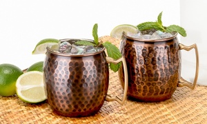 Copper beverage mug set ivy retreat cups reusable premium cocktail serving durable collection mugs - Product Image 5