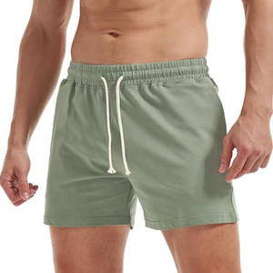 Nouveaux shorts de sport pour hommes, double couche, couleur unie, grande taille, pantalon de fitness à séchage rapide, style hip hop, shorts grande taille pour hommes - Product Image 1