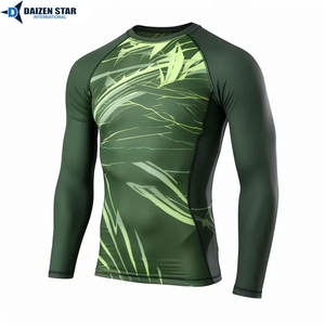 HydroGuard Men's Full Sleeve Rash Guard UPF50+ Breathable Anti-Bacterial <b>Swim</b> Dive <b>Shirt</b> for Water Sports Protection - Product Image 2