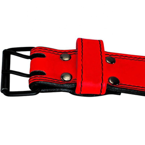 Cinturón de Soporte Lumbar Ajustable de Cuero Vacuno Personalizado de Alta Calidad, Antideslizante, para Gimnasio, Fitness, Levantamiento de Pesas - Product Image 4