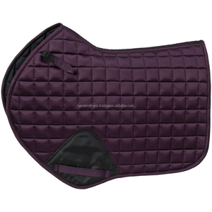 Top selling Saddle Pad Full Size Equestrian Saddle Pad Custom Piping Soft Cotton Filled Saddle Pad - Product Image 4