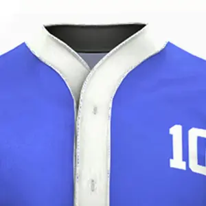 Nouvelle conception, prix abordable, uniforme de baseball pour hommes, respirant, confortable, tendance, entièrement personnalisable, uniforme de baseball avec des matériaux durables. - Product Image 5