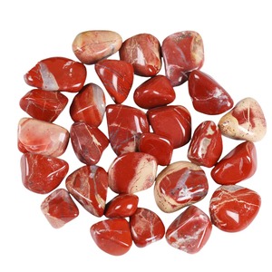 Vente en gros de pierres de jaspe rouge naturel irrégulier polies - Product Image 2