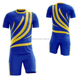Camiseta de Fútbol de Manga Corta para Hombre, Transpirable, de Alta Calidad, Estilo Personalizado, Corte Regular, MOQ Bajo, Uniforme de Equipo de Fútbol OEM - Product Image 6