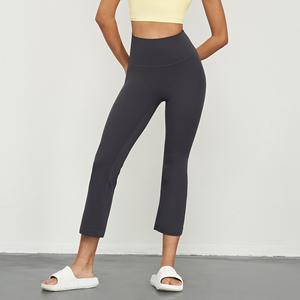 Custom Wholesale Newest Women’s High Waist Yoga <b>Pants</b> Invisible Scrunch Butt Leggings with Deep V <b>Bum</b> Lift Design - Product Image 4