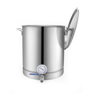 Bollitore in Acciaio Inox a Triplo Fondo da 16 Galloni con Coperchio per Produzione Casalinga di Birra e Vino, Include Accessori - Product Image 3