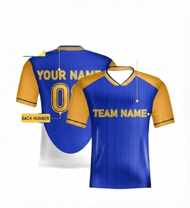 Custom Heat-Transfer Printed 100% Polyester Mesh Football Jersey Wholesale Team Wear Breathable Athletic <b>Soccer</b> Personalized - Product Image 1