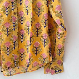 Camisa Casual con Estampado Floral para Mujer, Hecha a Mano con Tela de Algodón Suave, Cuello con Botones, Transpirable, para Verano, Roja y Blanca, en Oferta - Product Image 4