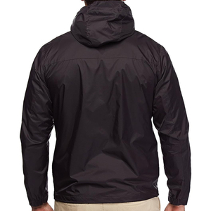 CLASSIC INVENTORS Stand Front Hooded Washed Breathable <b>Waterproof</b> Windbreaker <b>Jacket</b> Plus Size Men's <b>Winter</b> Outdoor Canvas 100 - Product Image 3