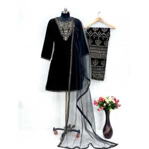 Magnifique costume de fête indien et pakistanais avec pantalon et dupatta - Product Image 2