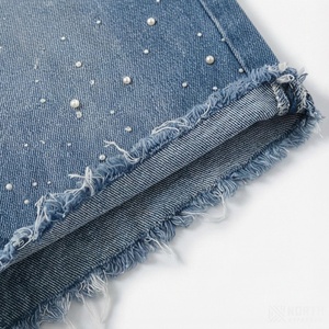 Nouvelle Tendance en Promotion : Shorts en Jean Homme de Haute Qualité, Taille Élastique, Prix Abordable, avec Strass - Product Image 6