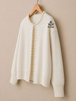 HMR Vente en gros – Cardigan d'hiver éco-responsable Delta Sigma, pull personnalisé avec broderie couleur et boutons, pour sororité, université, collège