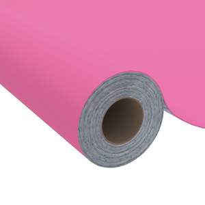 Película Autoadhesiva de PVC para Muebles, Color Rosa Brillante, 196.9"x35.4", Papel Tapiz Desprendible y Pegable - Product Image 3